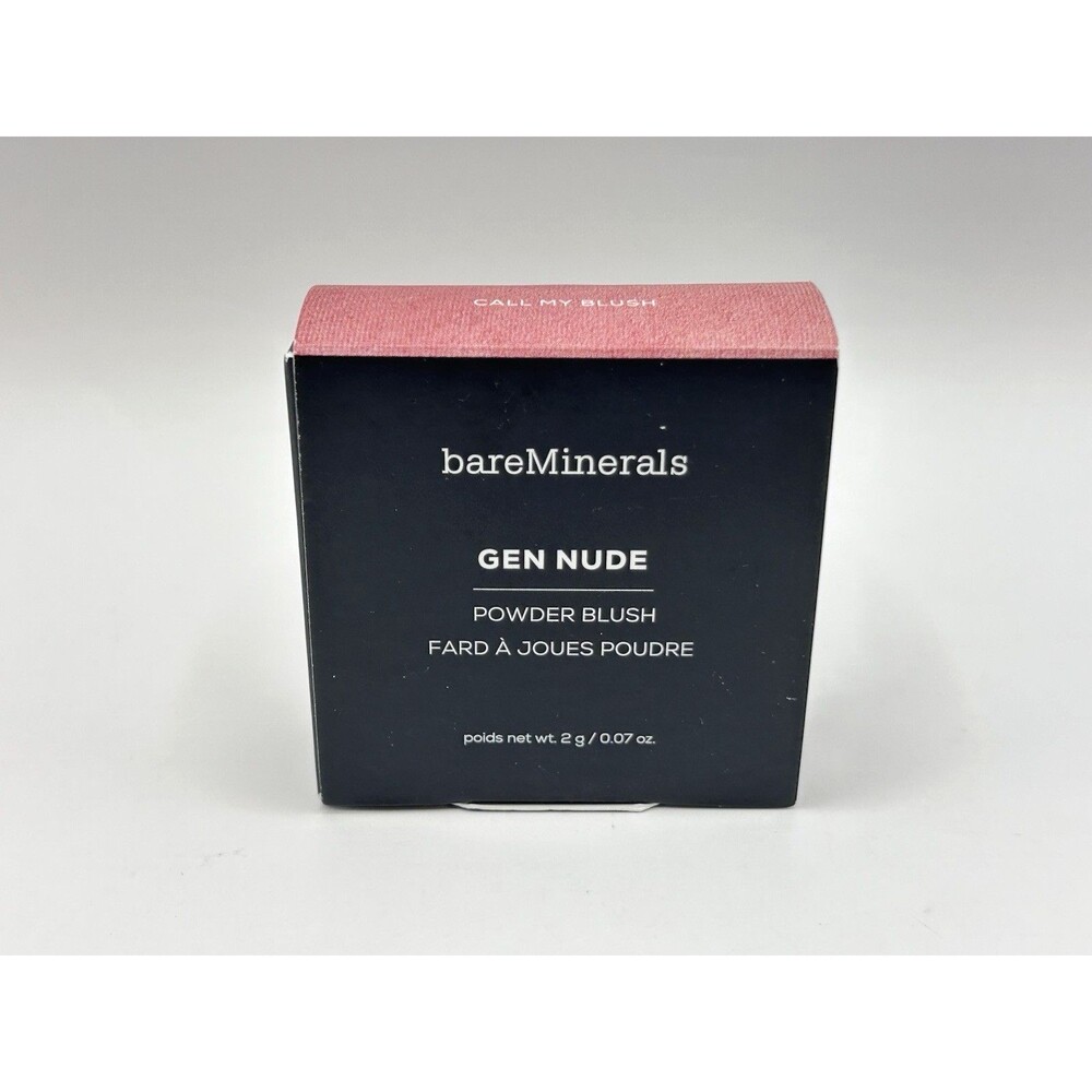 bareMinerals Gen Nude Powder Blush Call My Blush 2g / 0.07oz - New in Box
